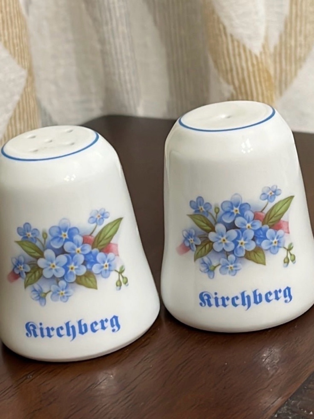 Vintage Johann Weig Bavaria Salt and Pepper Shakers Beautiful
